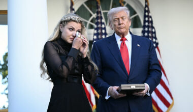 Trump awards Charlie Kirk the Medal of Freedom on what would have been his 32nd birthday