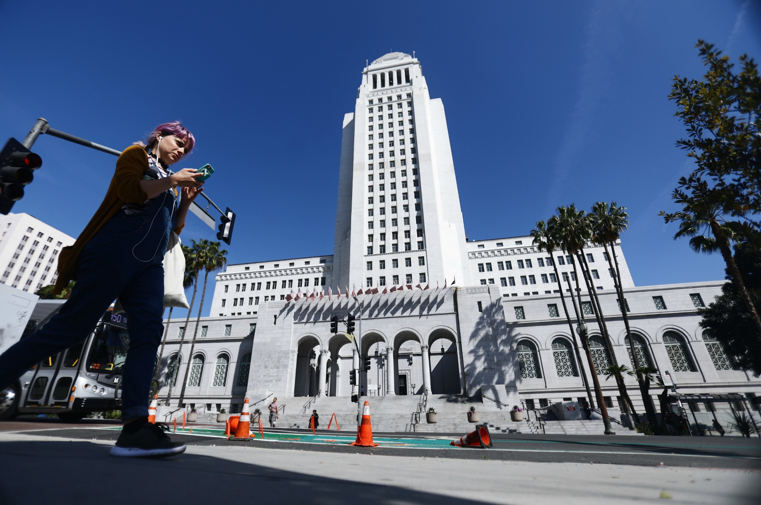 City Hall Evacuated After Driver Crashes Car Into Steps