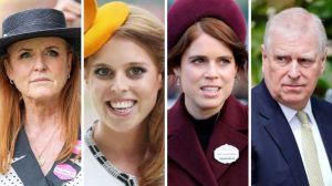 Fergie, Princess Beatrice, Princess Eugenie, Prince Andrew