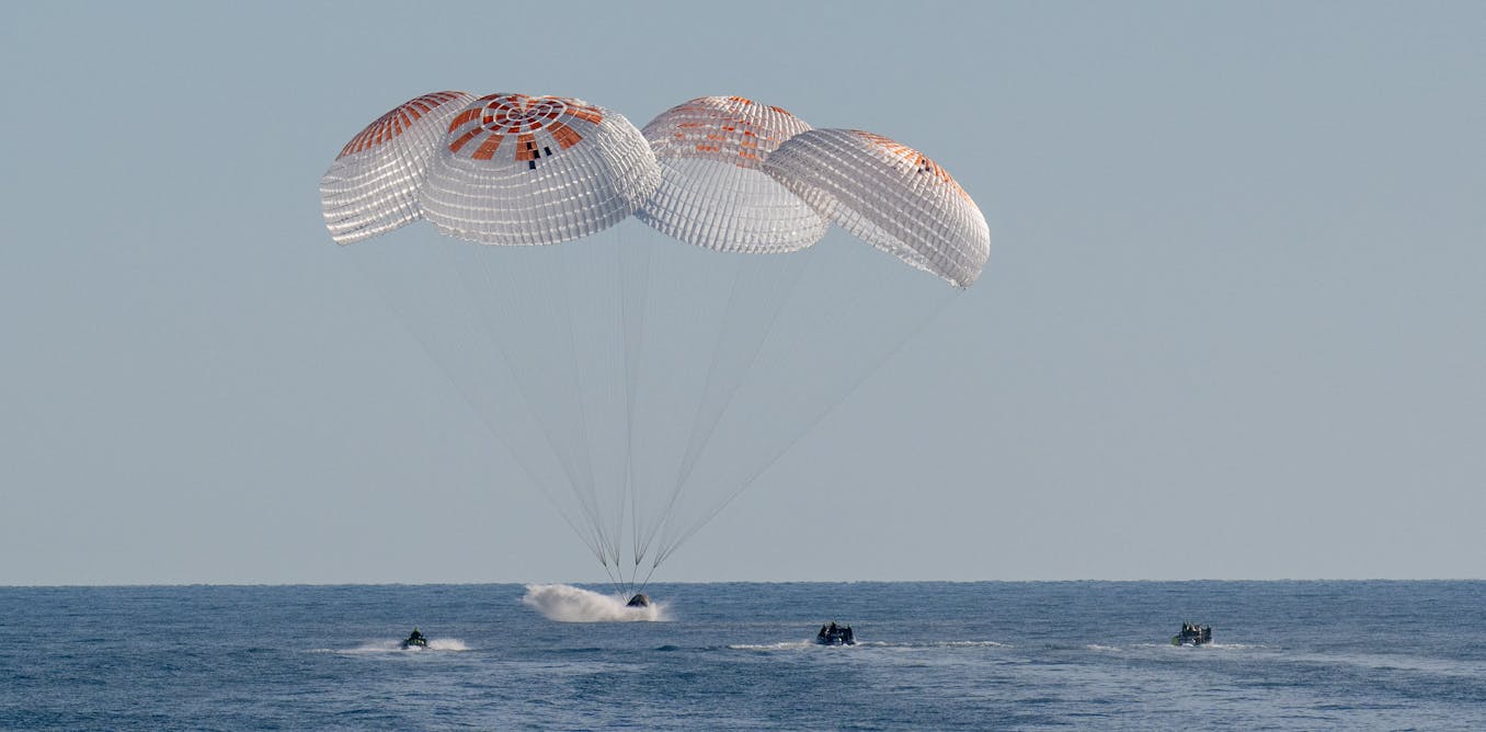 Astronauts can get motion sick while splashing back down to Earth – virtual reality headsets could help them stay sharp