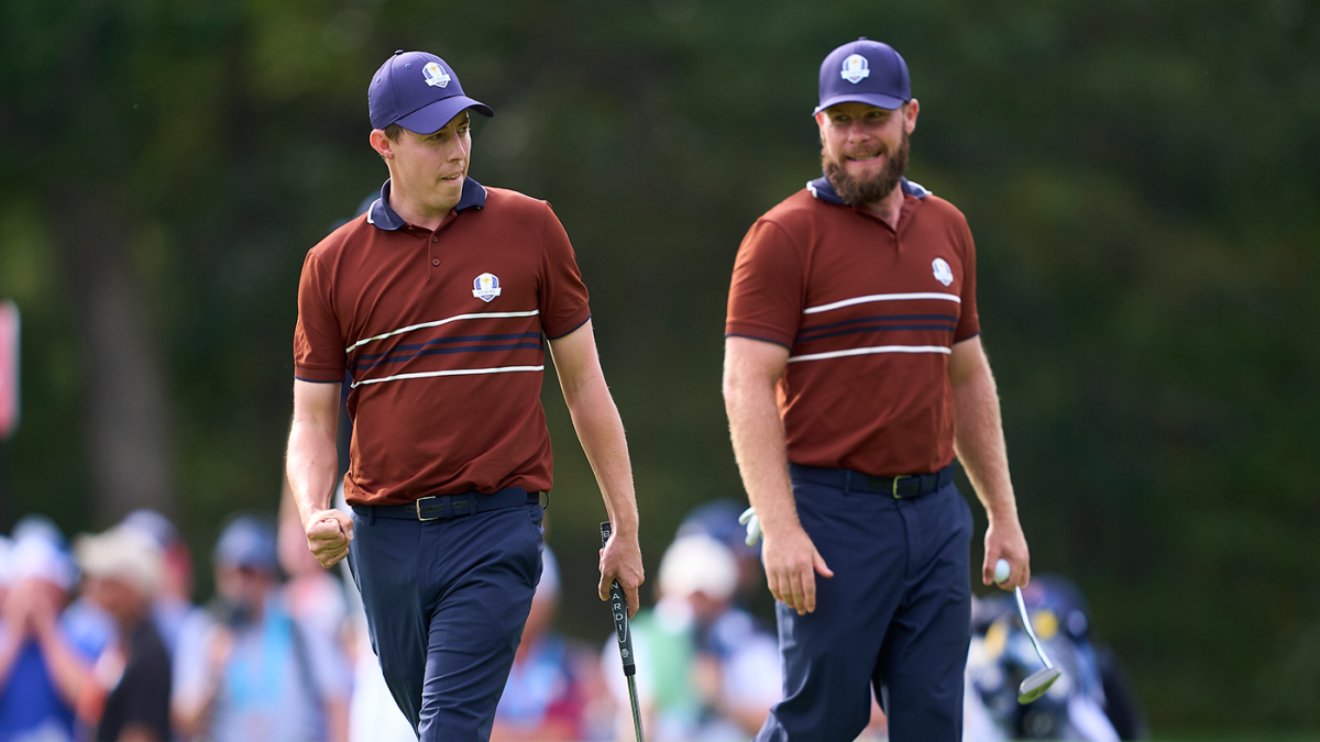 Matt Fitzpatrick, Tyrrell Hatton criticize PGA of America president following Europe's win at 2025 Ryder Cup