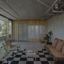 © Zaickz Moz Fora Collective Housing / Jeff Svitak - Interior Photography, Living Room, Wood, Chair