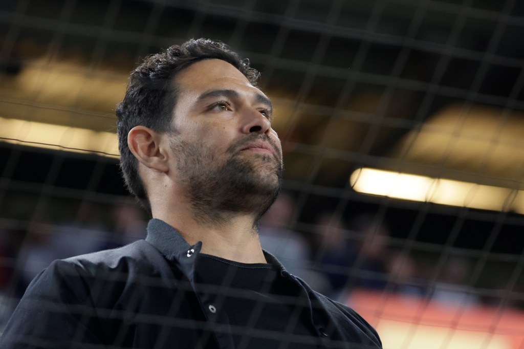 Former New York Jets player Mark Sanchez at a New York Yankees vs. Baltimore Orioles game.