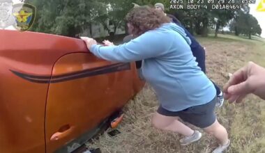 Dramatic video shows Fort Worth officers and bystanders lifting SUV to rescue baby trapped underneath after crash