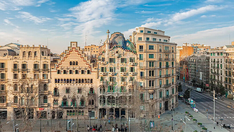 gaudí’s casa batlló reopens hidden apartment as gallery for contemporary art by mesura