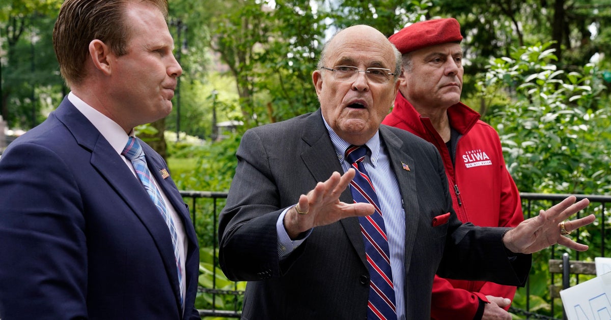 Rudy Giuliani endorses Curtis Sliwa for mayor of New York City