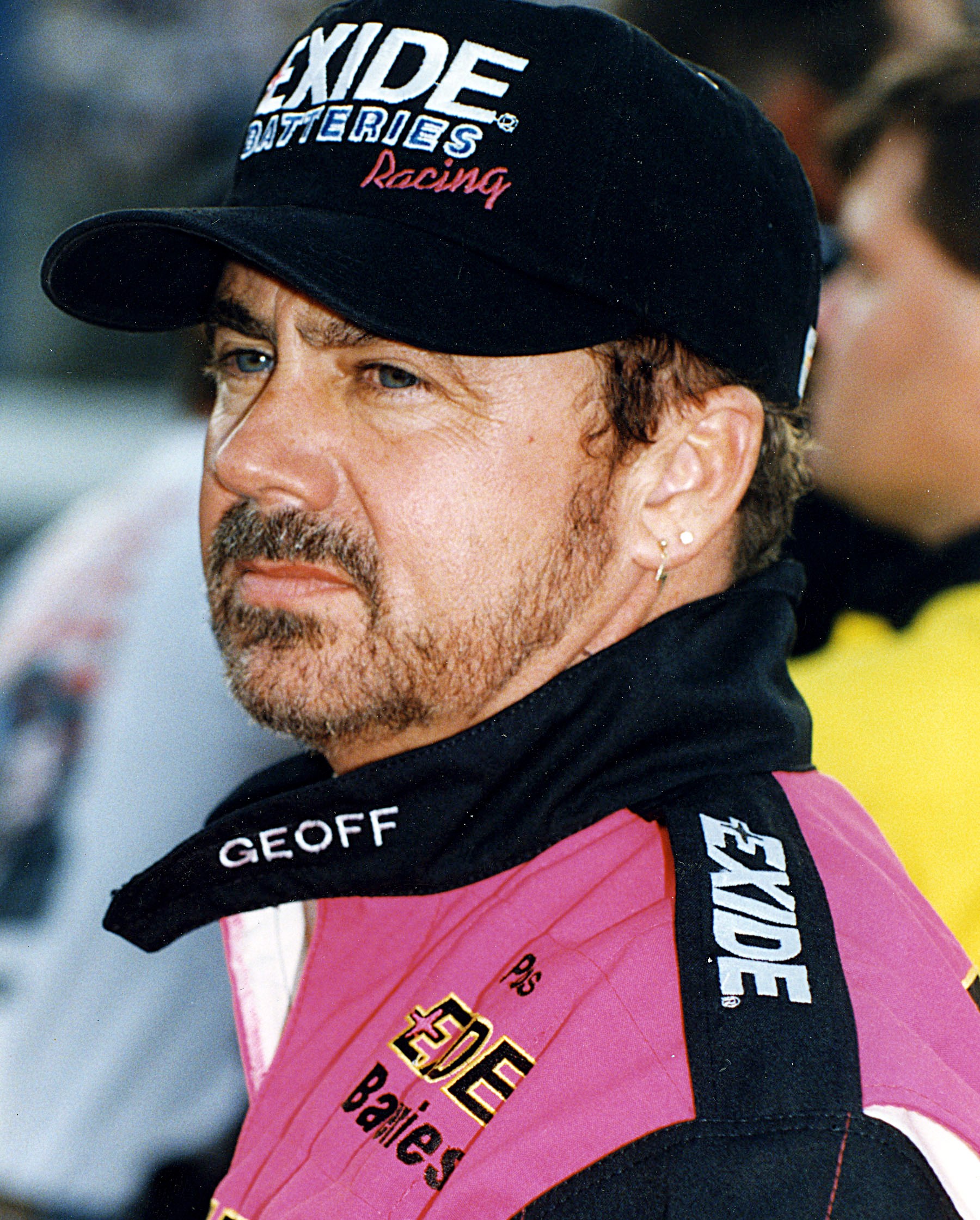 Mid 1990s: Geoff Bodine drove for his self-owned team with Exide Batteries sponsorship in 1994 and 1995 on the NASCAR Cup circuit scoring three victories, all during the 1994 season. (Photo by ISC Images & Archives via Getty Images)