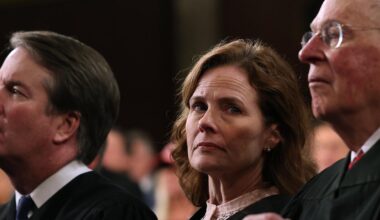 As justices confront harassment, death threats and an assassination attempt, Barrett declares "I'm not afraid"