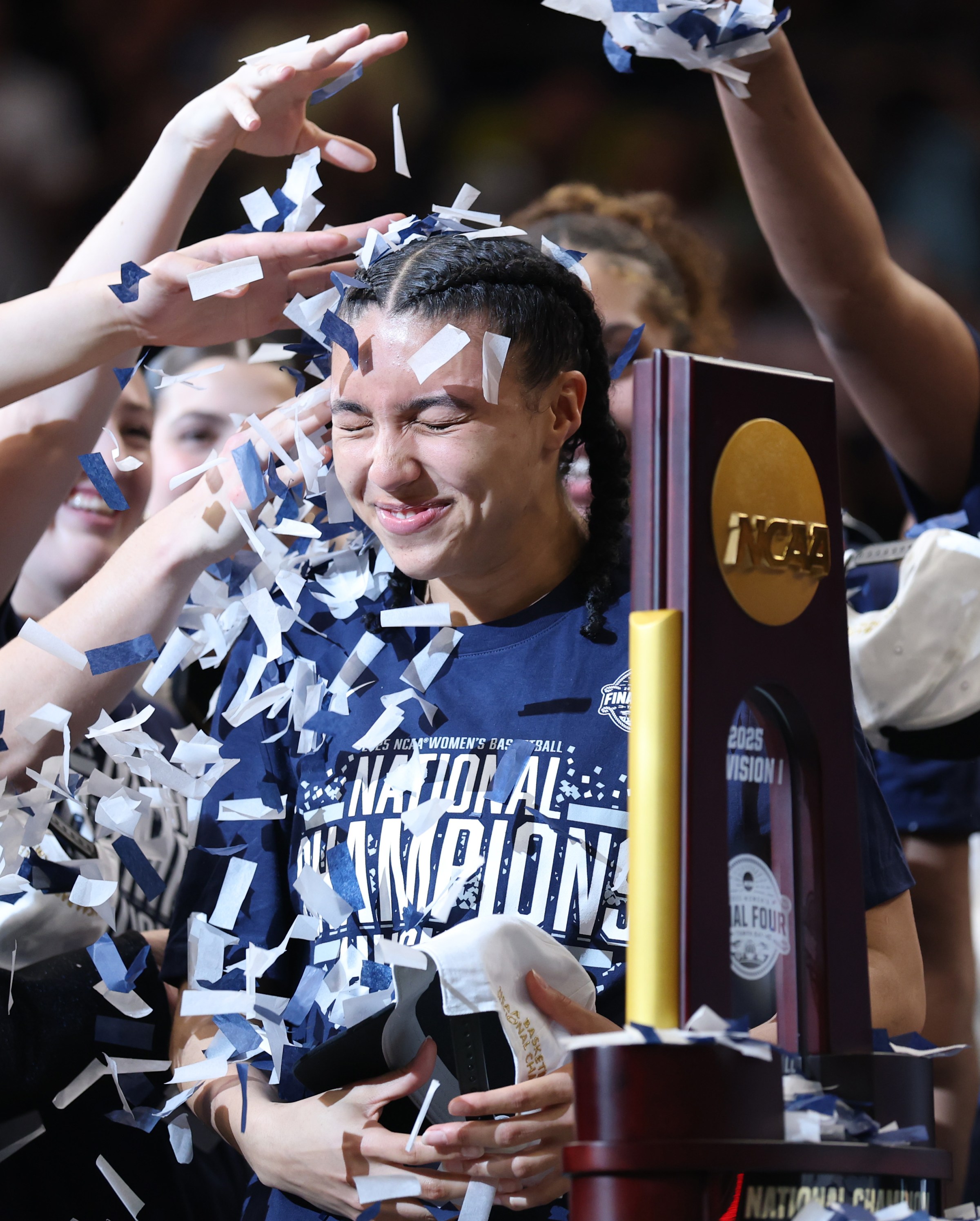 Azzi Fudd was the 2025 March Madness Most Outstanding Player.