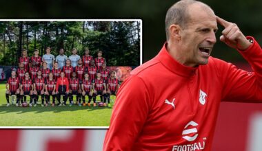 Head coach AC Milan Massimiliano Allegri
