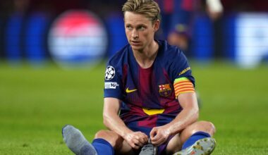 ‘Very disappointed’ - Frenkie de Jong highlights where PSG were better than Barcelona