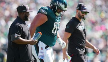Eagles OG Landon Dickerson ruled out of Broncos game