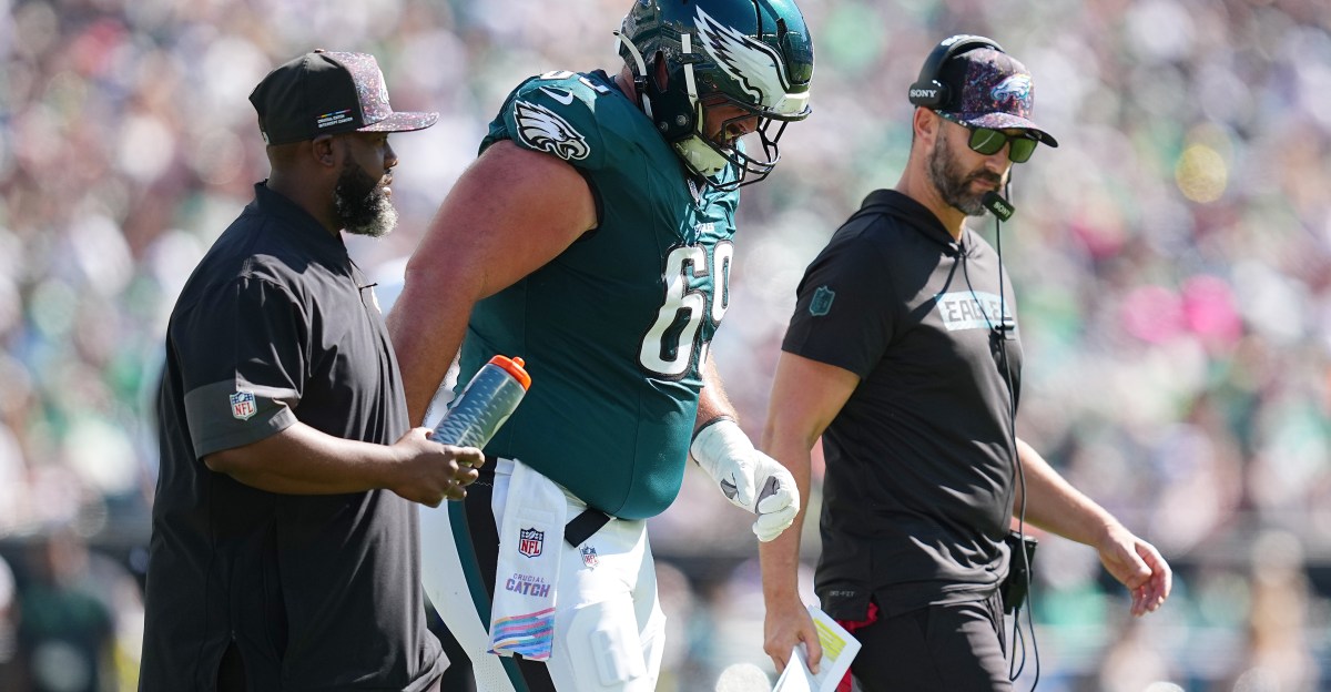Eagles OG Landon Dickerson ruled out of Broncos game