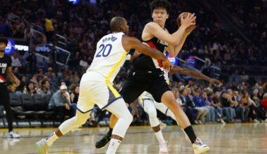 Meteoric Blazers Sparkle but Fall vs. Warriors