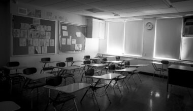 A  sixth grade classroom at Friends Seminary, the oldest continuously coeducational school in New York City, a K through 12 school in New York, New York on July 9, 2020. Friends closed on March TK, 2020, in response to the  Corona Virus, or the Covid-19 pandemic.

Schools were the heated center of a debate as to when to close and as school holidays come to an end, have reentered the debate in regard to reopening. (Photo by Ashley Gilbertson / VII Photo)