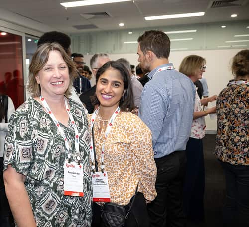 Hannah Talebi with Bernadette Foley, Engineers Australia chief engineer..jpg