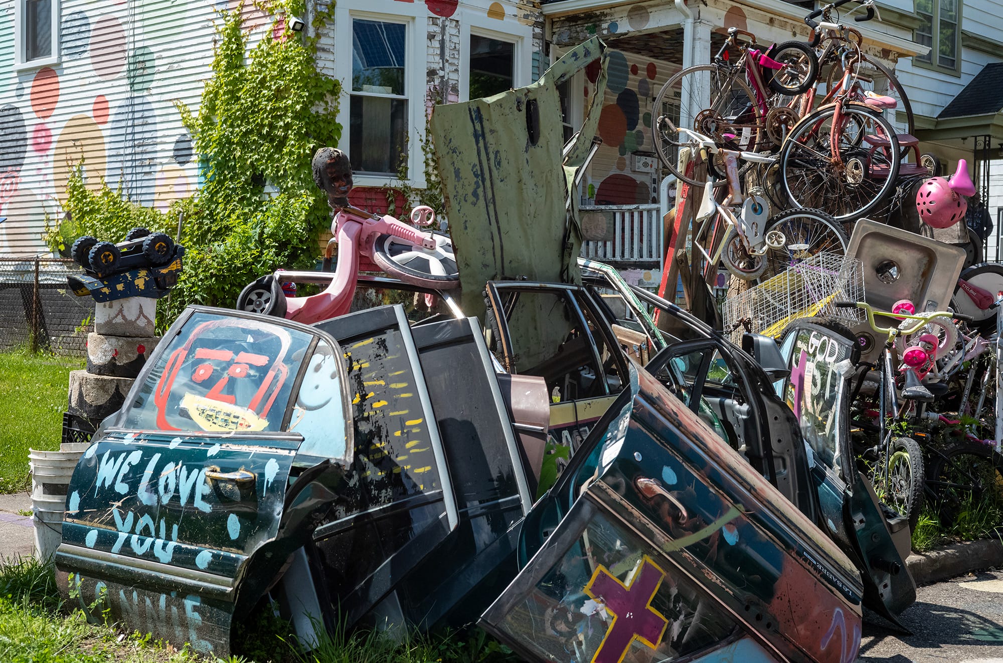 The Heidelberg Project outdoor art environment in Detroit