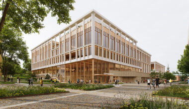 henning larsen plans centralbadet swimming and sports hub in sweden