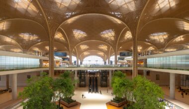 Foster + Partners tops Cambodian airport with latticed canopy