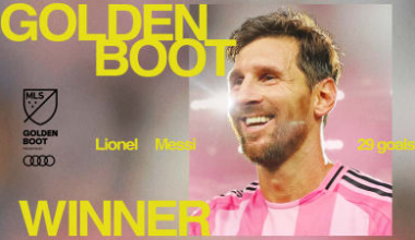 Inter Miami's Lionel Messi wins 2025 MLS Golden Boot presented by Audi