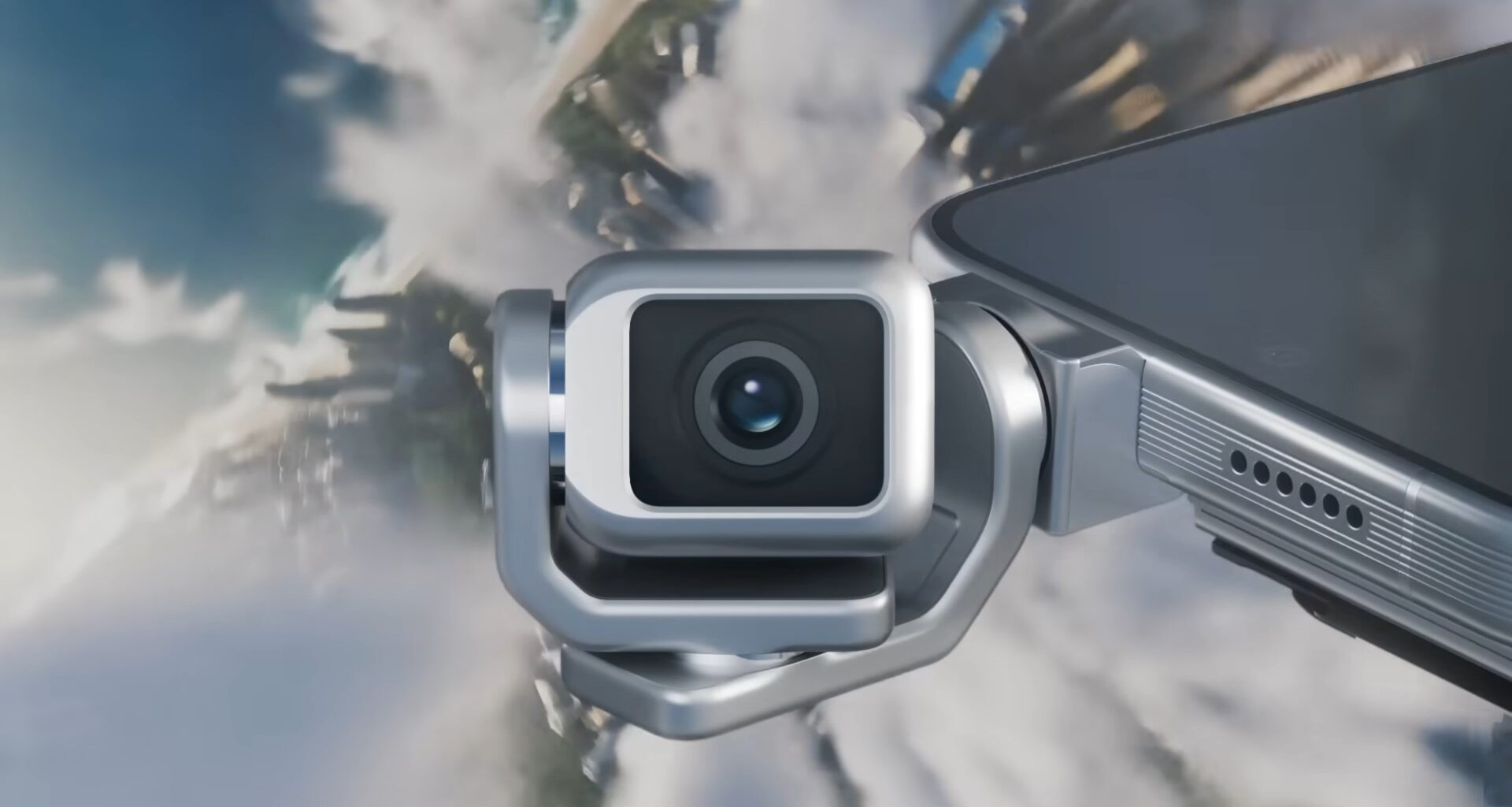 honor robot phone clouds