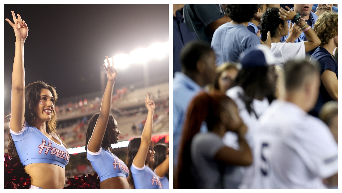 Houston Fans Brawl in the Stands During Blowout Loss to Texas Tech