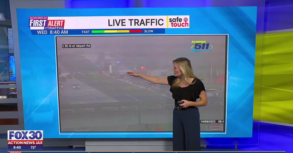 Major delays on I-95 south near Airport Road in Jacksonville – Action News Jax