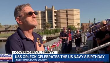 U.S.S. Orleck hosts ceremony to commemorate U.S. Navy’s 250th birthday – Action News Jax