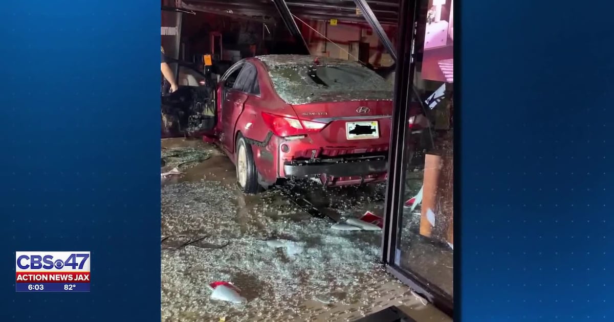 Local furniture store suffers damage after an early morning hit-and-run – Action News Jax