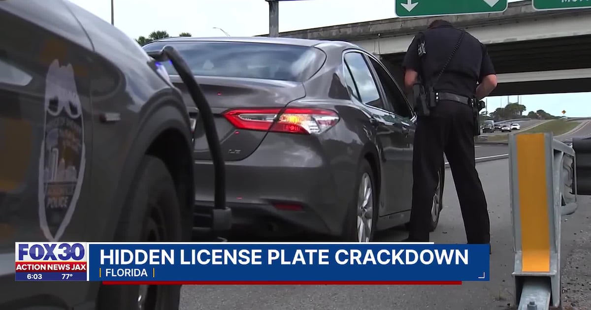 Florida’s new license plate law could lead to jail time for drivers using covers or alterations – Action News Jax