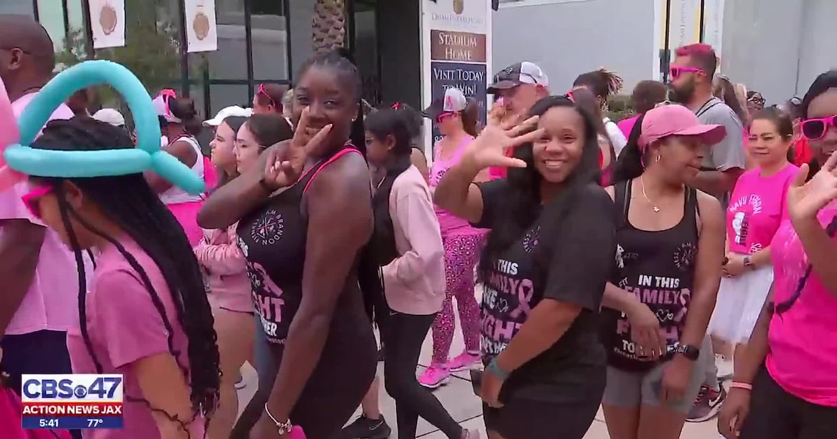 Walkers aim to make strides against breast cancer in Downtown Jacksonville – Action News Jax