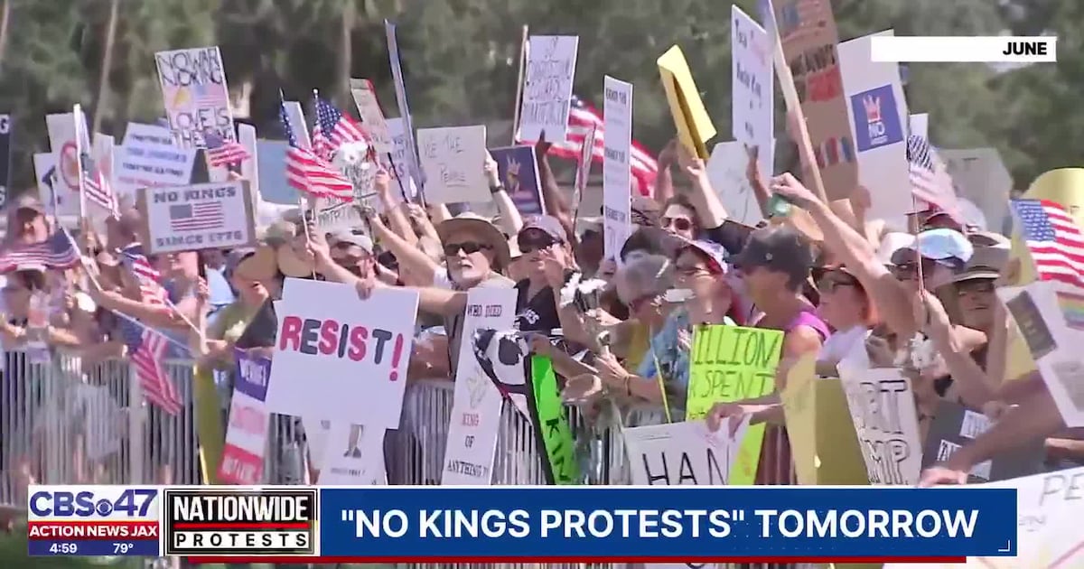 ‘No Kings’ protest organizers send letter to COJ and JSO amid safety concerns ahead of protests – Action News Jax