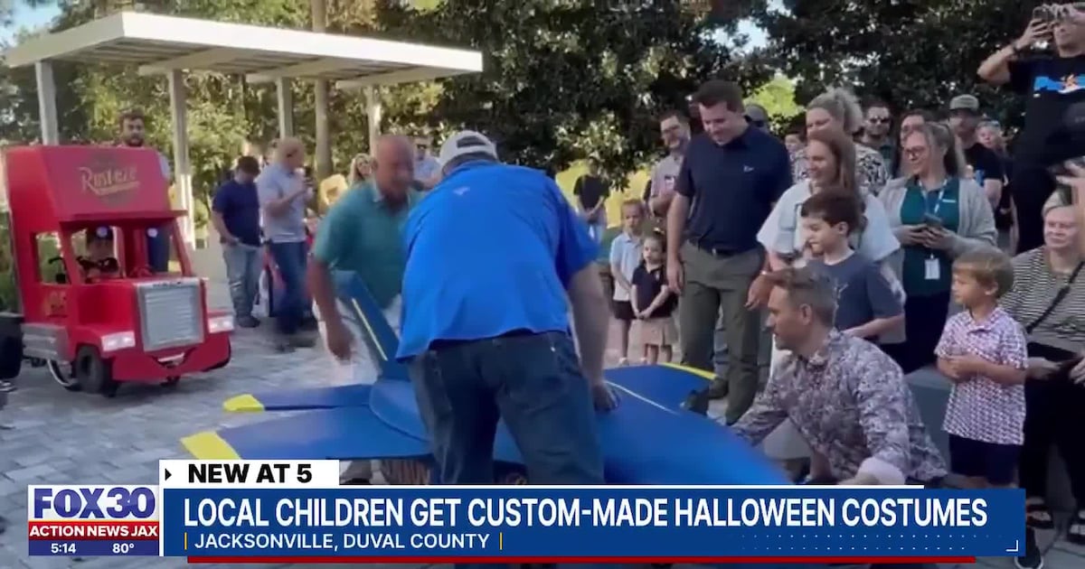 Volunteers create handcrafted costumes for six local kids in wheelchairs – Action News Jax
