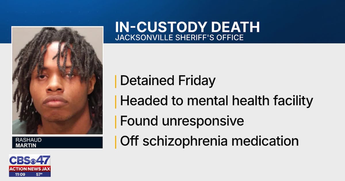 Man arrested in domestic case dies in JSO custody – Action News Jax