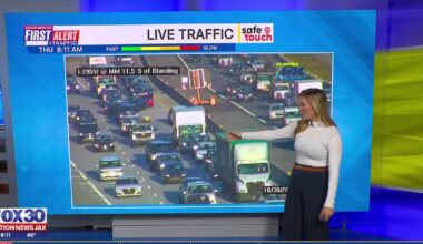 Crash causing major delays in Jacksonville at I-295, Blanding Blvd. – Action News Jax