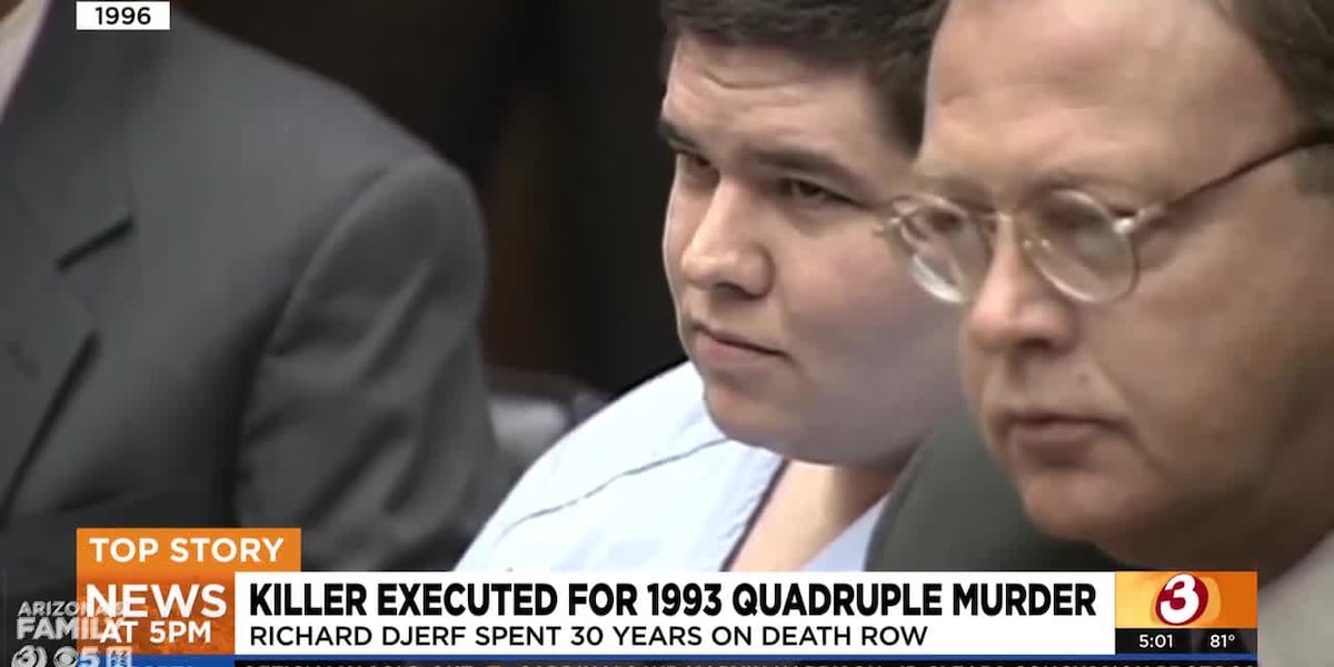 Killer executed at state prison for murder of Phoenix family
