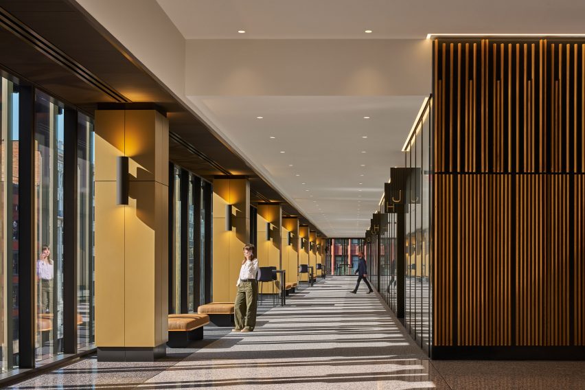 inside of Hudsons skyscraper