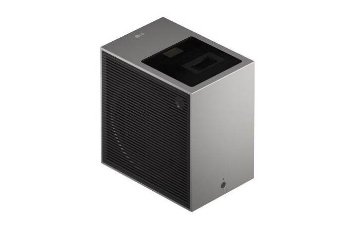 LG CineBeam S on a white background