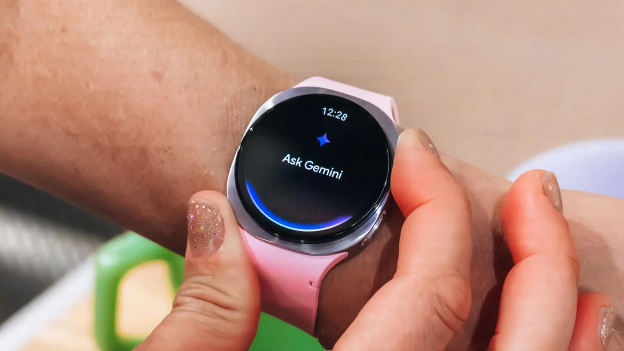 ask gemini feature on samsung galaxy watch 8