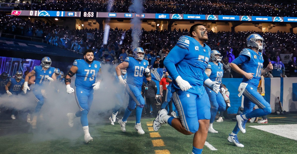 Detroit Lions updated depth chart: Week 7 vs. Tampa Bay Buccaneers