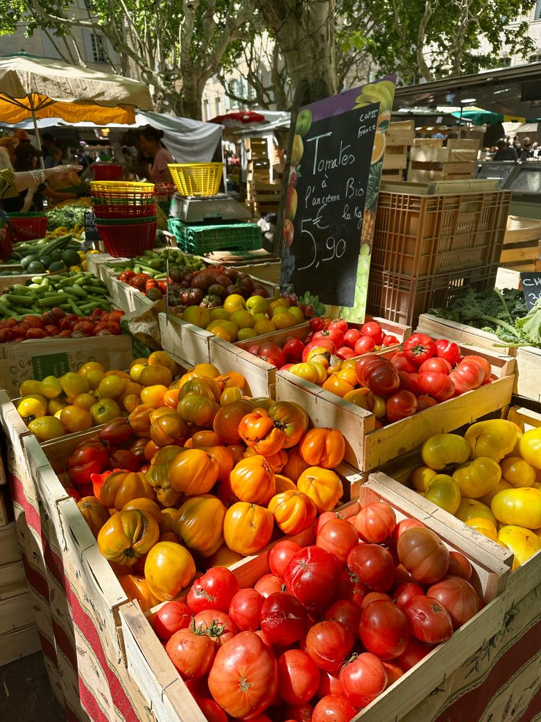 Neis is a regular at the town's twice weekly market.