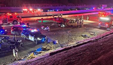 Helicopter crash shuts down Sacramento highway, 3 injured