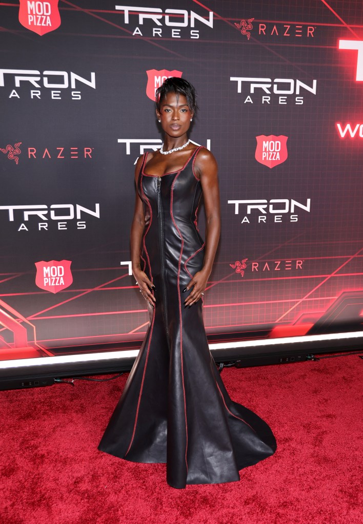 Jodie Turner-Smith attends the "Tron: Ares" premiere