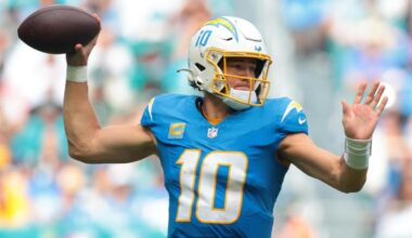 Chargers vs. Vikings live updates: Score, analysis, highlights at halftime for 'Thursday Night Football'