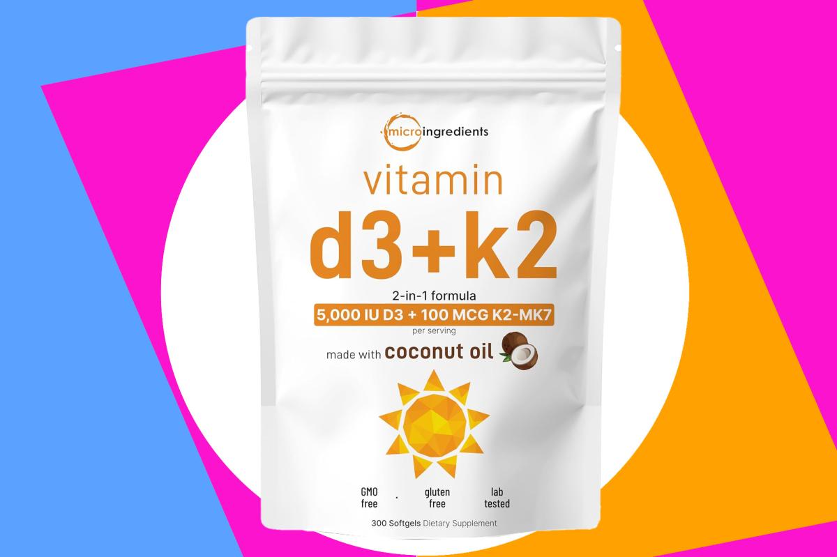 Micro Ingredients Vitamin D3 + K2 Softgells are 30% off on Amazon