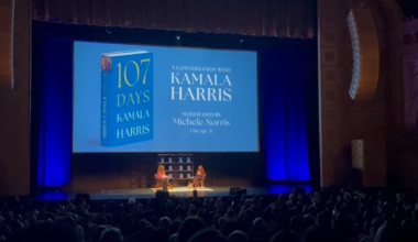 Kamala Harris’ book tour stop in Chicago disrupted by protesters – NBC Chicago