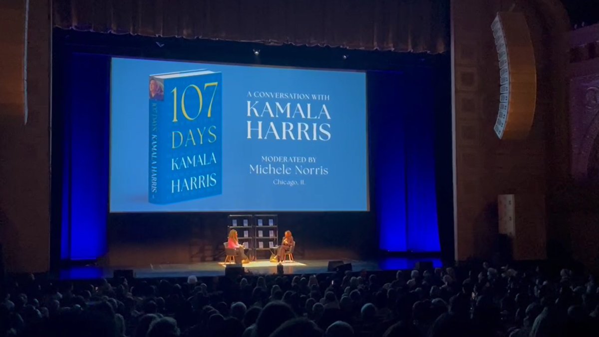 Kamala Harris’ book tour stop in Chicago disrupted by protesters – NBC Chicago