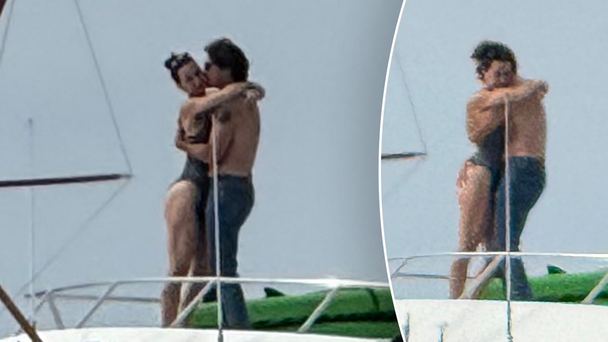 Katy Perry, Justin Trudeau kiss on a yacht off the coast of Santa Barbara.