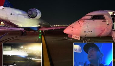 NYC Delta jets collide at LaGuardia Airport
