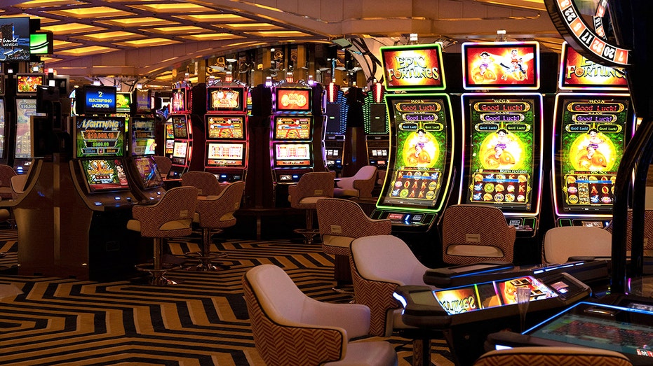 The casino floor of the Resorts World Las Vegas hotel and casino
